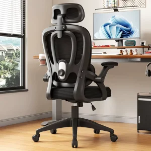 Ergonomic Mesh Computer Chair for Home Office E Sports Reversible Armrest Adjustable Lift Swivel Office Chair