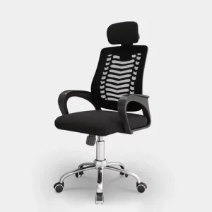 Ergonomic Mesh Computer Office Chair for Home and Dormitory Use Adjustable Swivel with Backrest