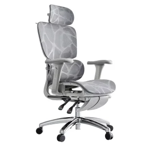 Ergonomic Mesh Computer Office Gaming Chair with Adjustable Height Reclining Swivel Home Office Fatigue-Resistant Dual-Use Seat