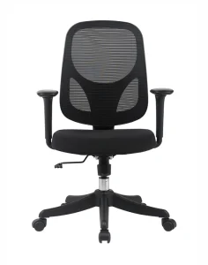 Ergonomic Mesh Office Chair Adjustable Height Swivel Computer Desk Chair for Staff Office Task Chair With Adjustable Armrest