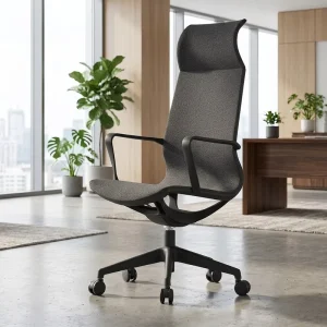Ergonomic Mesh Office Chair with Adjustable Height & Tilt Mechanism
