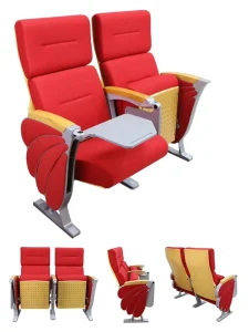 Ergonomic Modern Cinema Chairs Fabric Theater Furniture for School and Hospital Auditoriums (Factory Direct Supply)