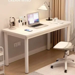 Ergonomic Modern Home Office Desk for Students and Girls Simple Design with Durability for Writing Makeup Computer Work