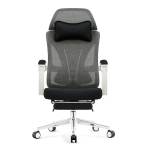 Ergonomic Modern Lift Office Chair Full Mesh Fabric Recliner Adjustable Headrest Swivel Feature Metal Chair 165 Degree Obliquity