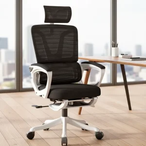 Ergonomic Modern Mesh Adjustable Office Chair Reclining Function Comfortable Long Sitting Study School Gym Home Hotel Use