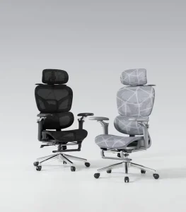 Ergonomic Modern Mesh Chrome Executive Office Chair 3D Adjustable Armrests Adjustable Headrest Adjustable Height Spine Hotel Gym