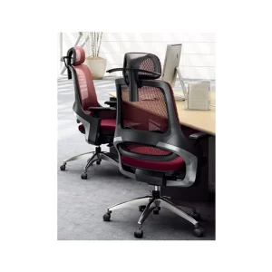 Ergonomic Modern Swivel Office Chair with Aluminum Armrest Slide Seat Tilt Lock Multi Function Project Durable Mesh Material