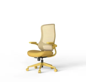 Ergonomic Modern Swivel Staff Chair Fabric Breathable Seat Adjustable Height Lumbar Support Home Office Use