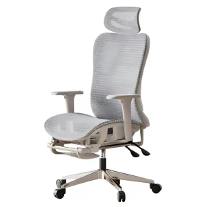 Ergonomic Nylon Mesh Office Chair with Reclining Function for Modern Comfortable Long-Term Sitting Study and Computer Use