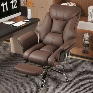 Ergonomic Office Chair for Home Use Comfortable for Long Sitting for Live Streaming Modern Design with Foam Fabric Backrest