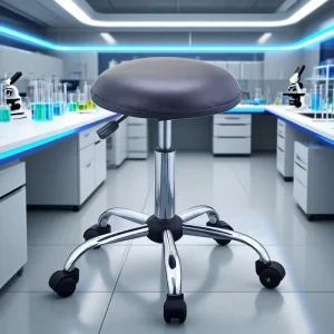 Ergonomic PU Leather ESD Chair with Lab Specific Backrest for Electronics Testing