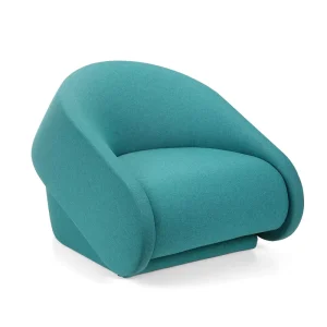 Ergonomic Single Sofa Chair Fabric Upholstered Office Seating Customized Color Design