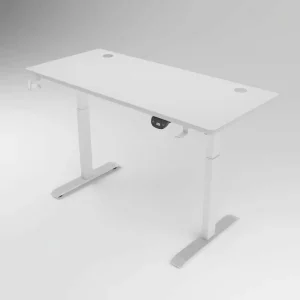 Ergonomic Sit Stand Electric Desk Adjustable Height Computer Workstation for Home & Office Use Mail Order Packaging