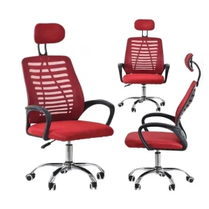 Ergonomic Swivel Office Chair Desk Chair with Adjustable Headrest for Office Study Room Company