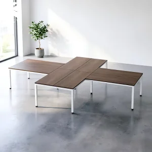Escritorio 300x300x75cm Office Table Cubicle 4 Personas Long Row Desk for 24/7 Control Rooms Office Desk
