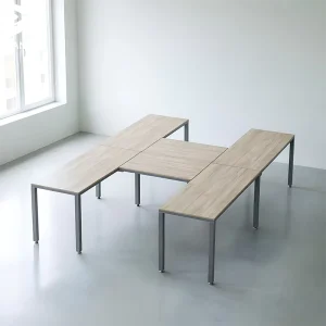 Escritorio En H 300x210x75cm Office Desk Double Sided Open Office Benching System 2 Seater Set Office Furniture Office Table