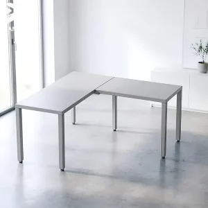 Escritorio En L 150x150x75cm Office Table Cubicle Computer Desk Scratch Resistant Melamine Open Office Table for Daily Use
