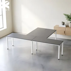 Escritorio En T Office Desk 300x150x75cm Office Table Cubicle Escritorio De Melamina De Alta Calidad Para Negocios Workstations
