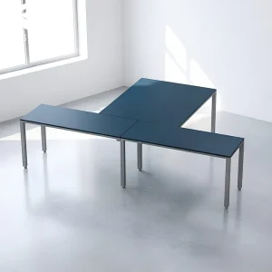 Escritorio En T Office Desk 300x150x75cm Office Table Cubicle Table Quick Installation Long Strip Desk for Time Saving Assembly
