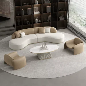 Escritorio Office Furniture Commercial Modern Reception Sofa Office Couch Leather Office Sofa Set Furniture