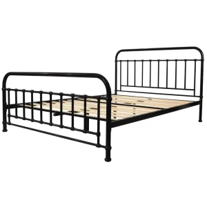 European Durable Metal Queen Bed Frame Storage Eco Friendly Box Spring Customizable Design for Apartment Hotel Bedroom Use Mail