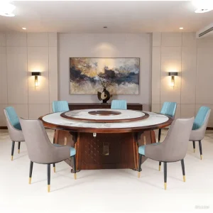 European Style Hotel Restaurant Furniture Dining Chairs and Tables Sets for Luxury Hotel Projects