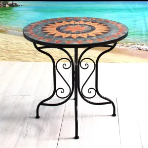 European Style Outdoor Dining Table and Chair Set Three Piece Balcony Cafe Bar Furniture