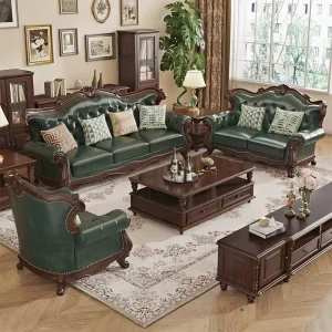 European Upholstered Headboard Handmade Curved Couches Hotel Furniture Living Room Sofa