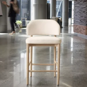 Eva Fabric Bar & Counter Stool Indoor Furniture Living Room Hotel bar Stool