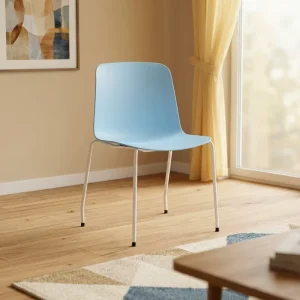 Executive Comfortable Meeting Plastic Seat Metal Frame Reception Office Visitor Guest Chair