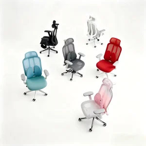 Executive Computer Chair Butterfly Back Mesh Adjustable Headrest Swivel Modern Simple Home Managerial Professional Staff Chair