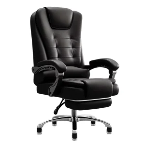 Executive Leather Office Chair High Back Swivel With Lumbar Support and Headrest BIFMA Certified Custom Logo OEM ODM