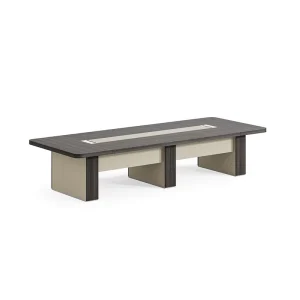 Executive Luxury Contemporary Commercial Office Long Meeting Desk Custom Minimalist Meeting Tables