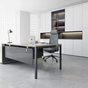 Executive Melamine Office Desks Manager Desk CEO Desk for Office Use