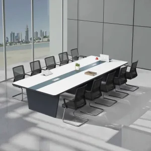 Executive Modern Wood Conference Table for Hotel School Hospital Use Custom Long Meeting Desk