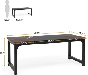 Executive Modular Metal Office Computer Desk Modern Simple Workstation