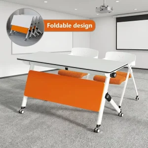 Executive Office Desks Foldable Conference Table Movable Office Room School Table Conference Desk Training Room Table