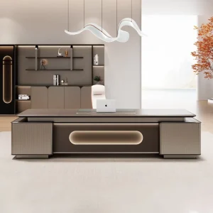 Executive Office Furniture Luxury Boss Desk for CEO Office CEO Desk Modern Executive Desk Wooden Boss Table