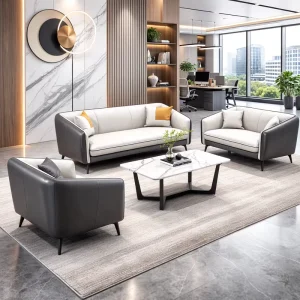 Executive Office Furniture Sofa Modern Design High Quality Wood Home Office Hotel Commercial Use