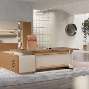Executive Office Table Modern Boss CEO Luxury Desk Wooden L Shape Office Furniture Modern Manager Desk CEO Office
