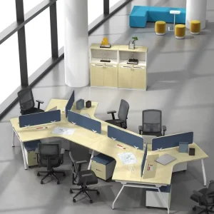 Executive Office Workstation Desk Wooden Cubicle Desk Modern Work Bench for Workshop Office Table