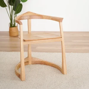Exl Furniture Natural Solid Wood Dining Chairs Coffee Shop Restaurant Furniture Hotel Chairs