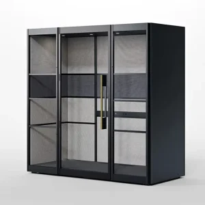Expert Modern Aluminum Acoustic Foam Glass Soundproof Compartment Interior Design for Office Building & Hotel 100% Insulation