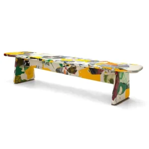 Exquisite Designer Hand-Decorated Living Room Furniture Banquet Table Coffee Table Vibrantly Hued Intricately Painted Bespoke