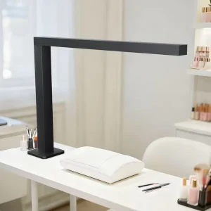 Eye Protecting Nail Desk Lamp Focused Beam and Adjustable Brightness for Nail Salon High CRI LED and Precision Light Control