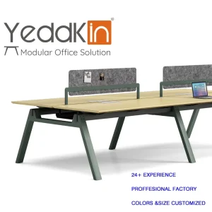 FACTORY NEWEST MODERN 4 Person Workstation Table Metal Frame Eco Friendly Durable Modular Design China