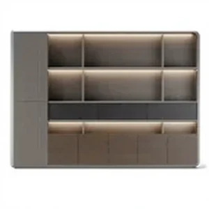 FYE01 28 Premium Modern Wooden Boss Library Rack SYH06 Contemporary Professional Archival Display Showcase Organizing Unit