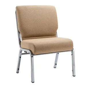 Fabric Church Banquet Chair Stackable Auditorium Seating Metal Frame Theater Chair for Hotel Hall