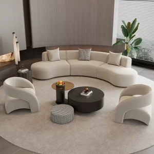 Fabric Modern Hotel Couch Sofas for Living Room Luxury Corner Sectional Sofa Set Furniture 3 Seat Hotel Lobby Lounge Sofa