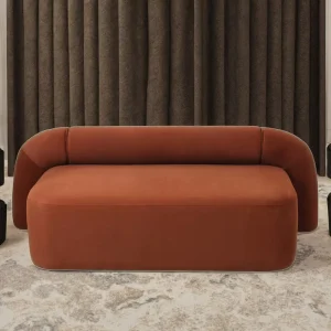 Fabric Sofa Nordic Style Large and Small Apartment Type Living Room Sofa Three-seat New Design Technology Cloth Sofa